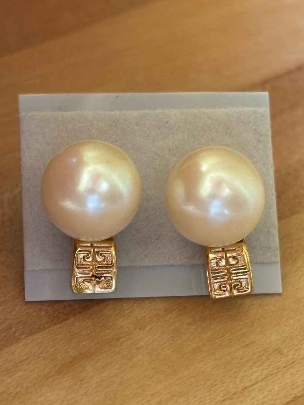 Givenchy Faux Pearl Stud Earrings